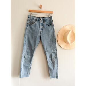 Levi’s | Women’s 501 Skinny Button Fly High Waisted Jeans | Tango Talks | Sz 27